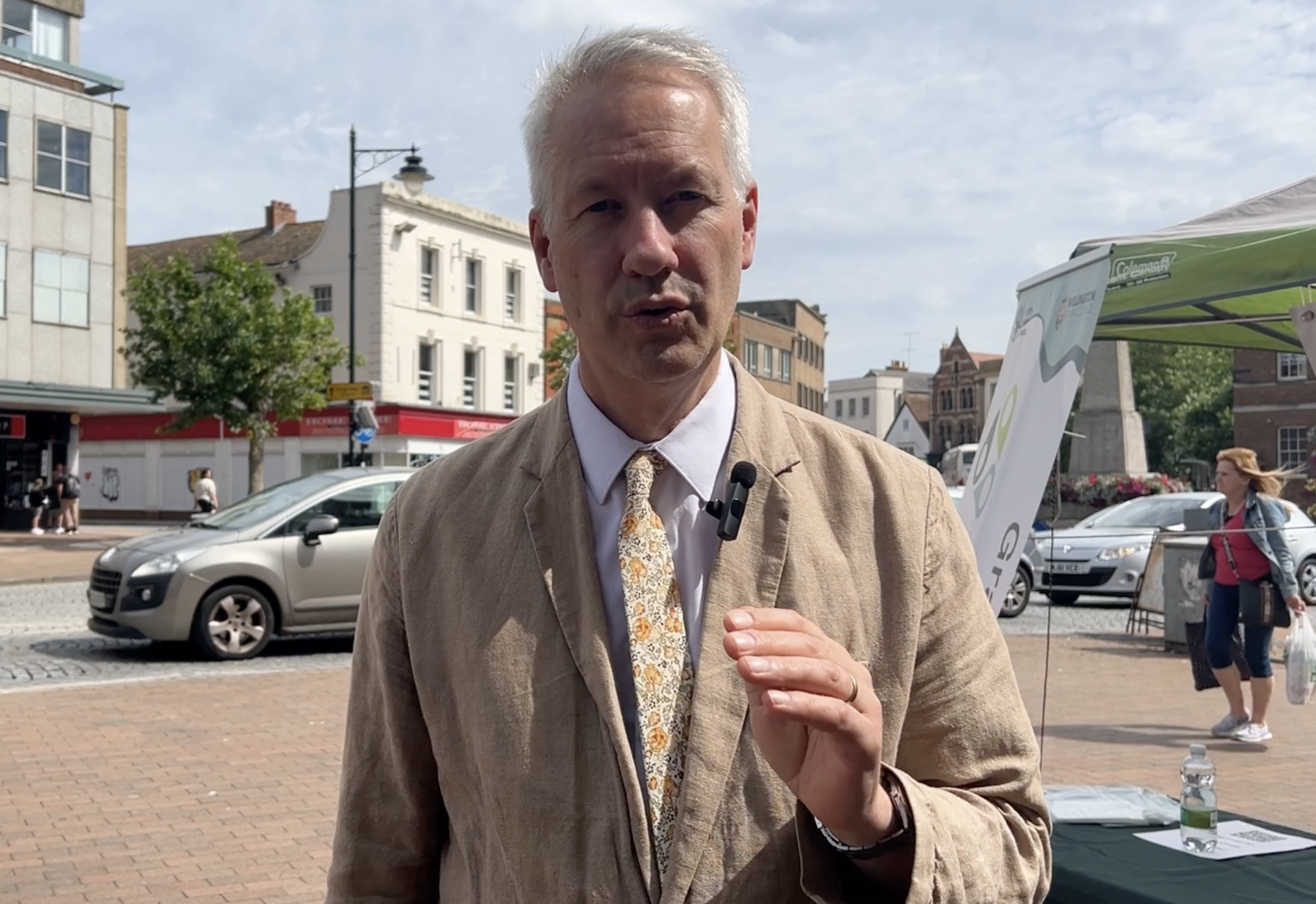 Gideon Amos MP (Taunton and Wellington) dropped by…