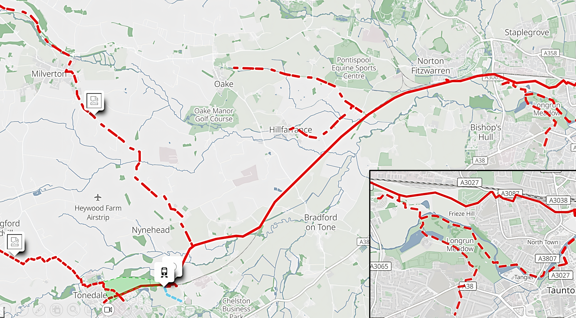 The Greenway (proposed) Route